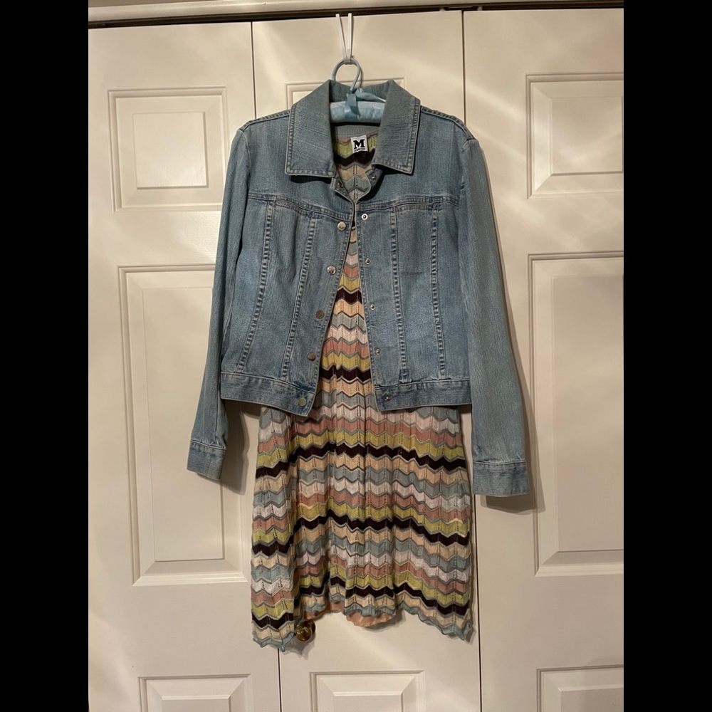 M Missoni knit chevron dress